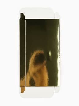 Коробка для шоколада новогодняя «Золото», с окном, 17×8.5×1.5 см