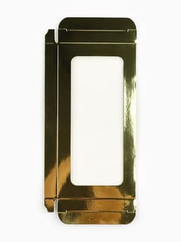 Коробка для шоколада новогодняя «Золото», с окном, 17×8.5×1.5 см