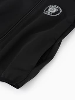 Ветровка детская с капюшоном MINAKU, чёрная, рост 122 см