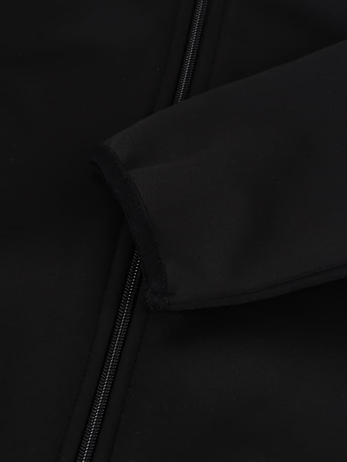 Ветровка детская с капюшоном MINAKU, чёрная, рост 122 см