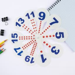 Касса веер цифры от 1 до 20 прямой и обратный счет "Фиксики"