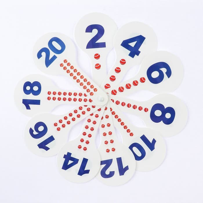 Касса веер цифры от 1 до 20 прямой и обратный счет "Фиксики"