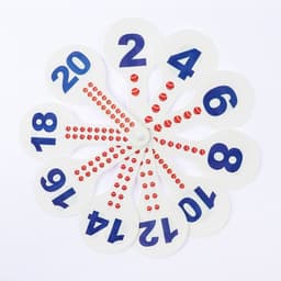 Касса веер цифры от 1 до 20 прямой и обратный счет "Фиксики"