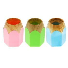 Подставка для пишущих принадлежностей «Карандаш», пластиковая, МИКС