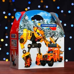 Подарочная коробка  "Турбозавры", Баул , 22 х 9 х 22 см