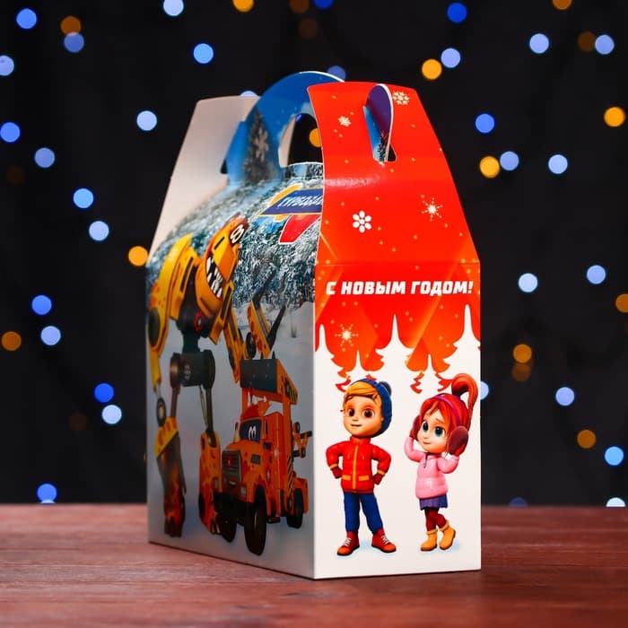 Подарочная коробка  "Турбозавры", Баул , 22 х 9 х 22 см