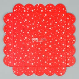 Коробка для кондитерских изделий с пластиковой крышкой «С Новым годом!», 18×3 см