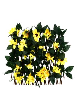 Ограждение декоративное, 35×120 см, «Подсолнухи», оттенок цветков МИКС, Greengo