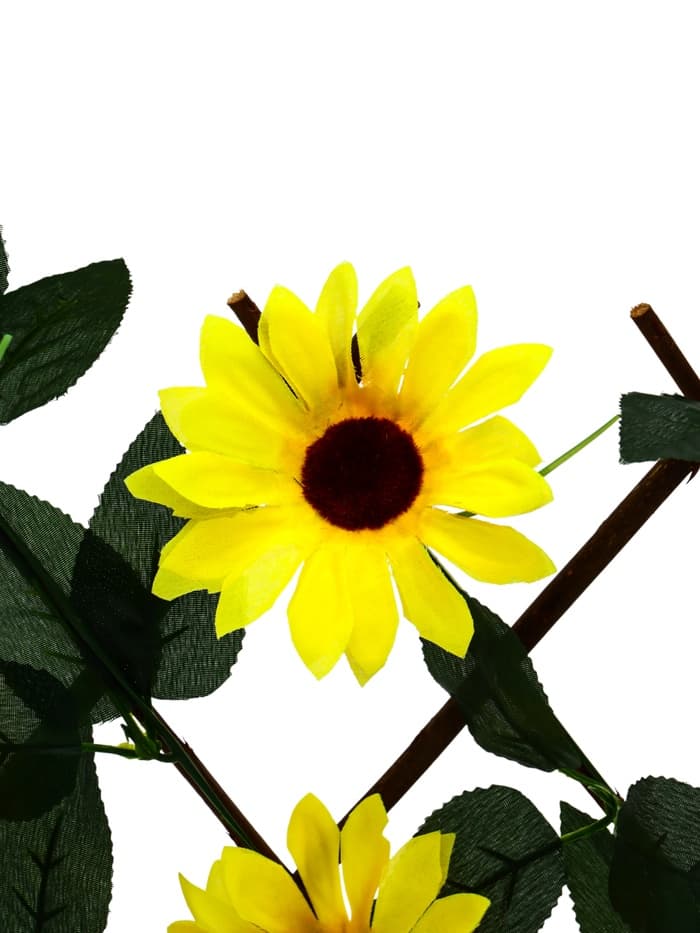 Ограждение декоративное, 35×120 см, «Подсолнухи», оттенок цветков МИКС, Greengo