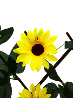 Ограждение декоративное, 35×120 см, «Подсолнухи», оттенок цветков МИКС, Greengo