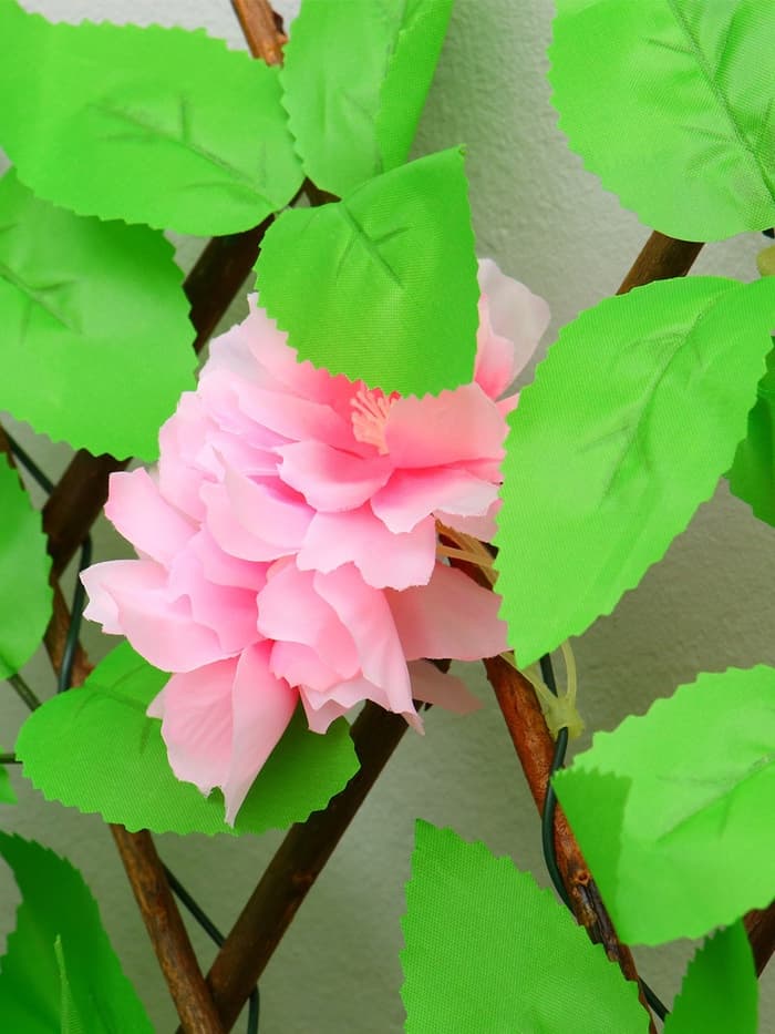 Ограждение декоративное, 35×120 см, «Розовые цветы», Greengo