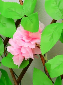 Ограждение декоративное, 35×120 см, «Розовые цветы», Greengo