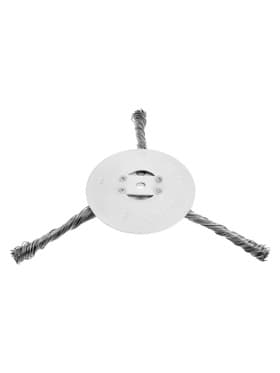 Катушка для триммера ТУНДРА, витая проволока, 3 луча, посадочное отверстие 5 мм