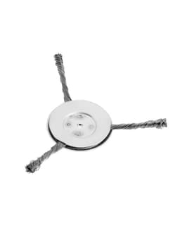 Катушка для триммера ТУНДРА, витая проволока, 3 луча, посадочное отверстие 5 мм