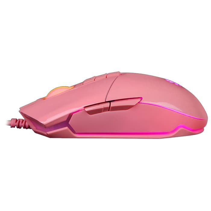 Мышь игровая A4Tech Bloody P91s, оптическая, 8000 dpi, USB, 8 кнопок, розовая