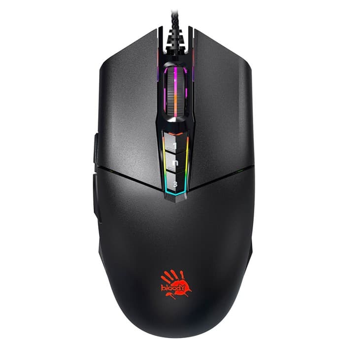 Мышь игровая A4Tech Bloody P91s, оптическая, 8000 dpi, USB, 8 кнопок, чёрная