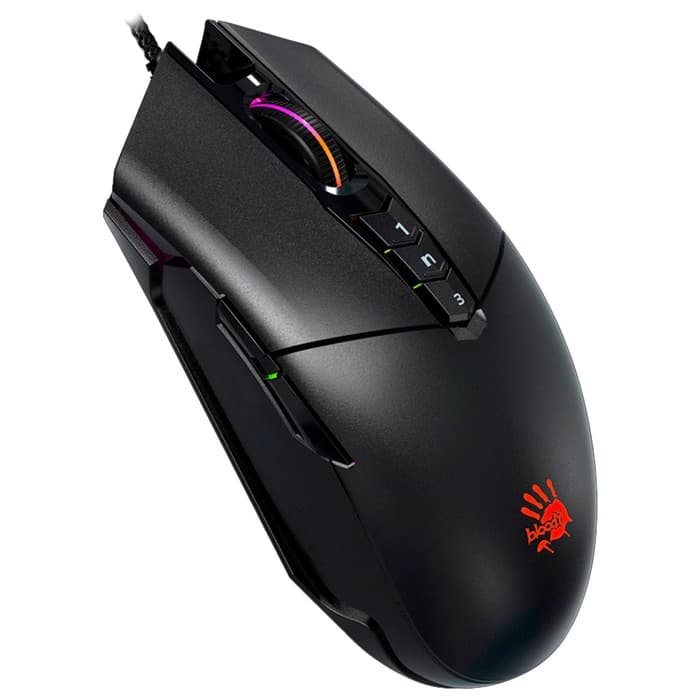 Мышь игровая A4Tech Bloody P91s, оптическая, 8000 dpi, USB, 8 кнопок, чёрная