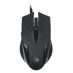 Мышь игровая A4Tech Bloody Q51, оптическая, 6200 dpi, USB, 8 кнопок, чёрная с рисунком