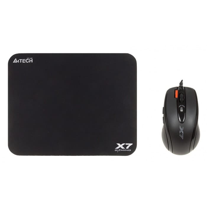 Мышь A4Tech X-7120, чёрный, оптическая, 2000 dpi, USB 2.0, 7 but