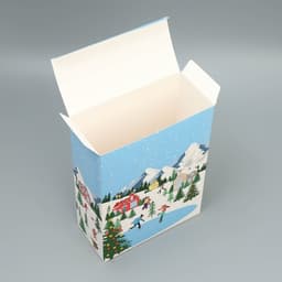 Коробка подарочная новогодняя складная «Снежного нового года», каток, 22×30×10 см