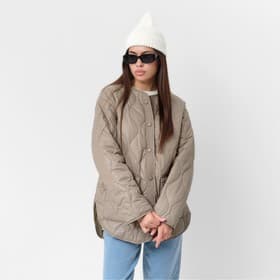 Куртка стёганая женская демисезонная MIST, размер 46, зелёная