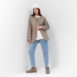 Куртка стёганая женская демисезонная MIST, размер 46, зелёная