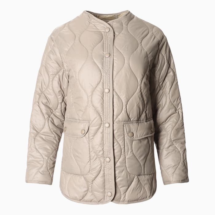 Куртка стёганая женская демисезонная MIST, размер 46, зелёная