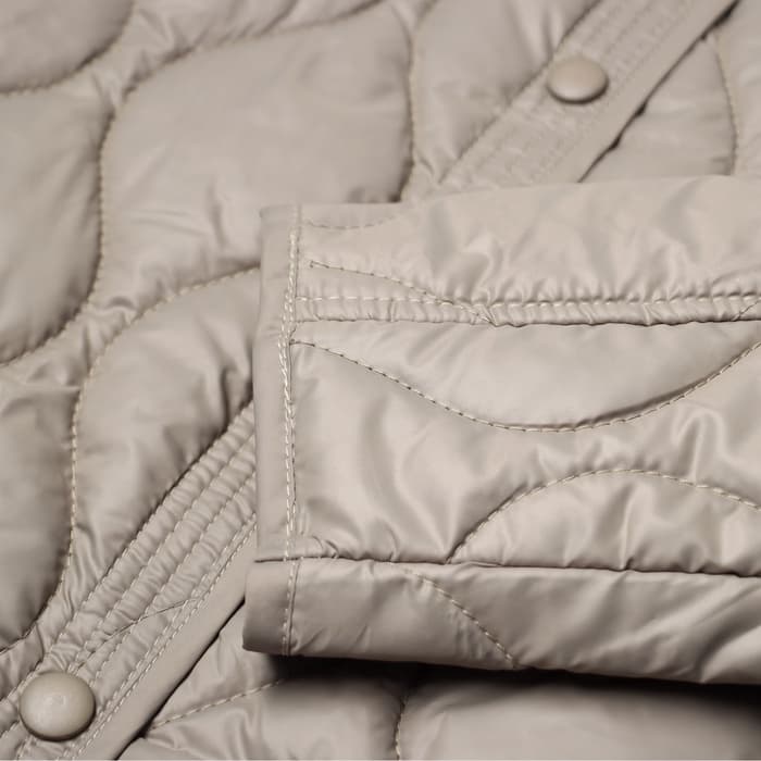 Куртка стёганая женская демисезонная MIST, размер 46, зелёная