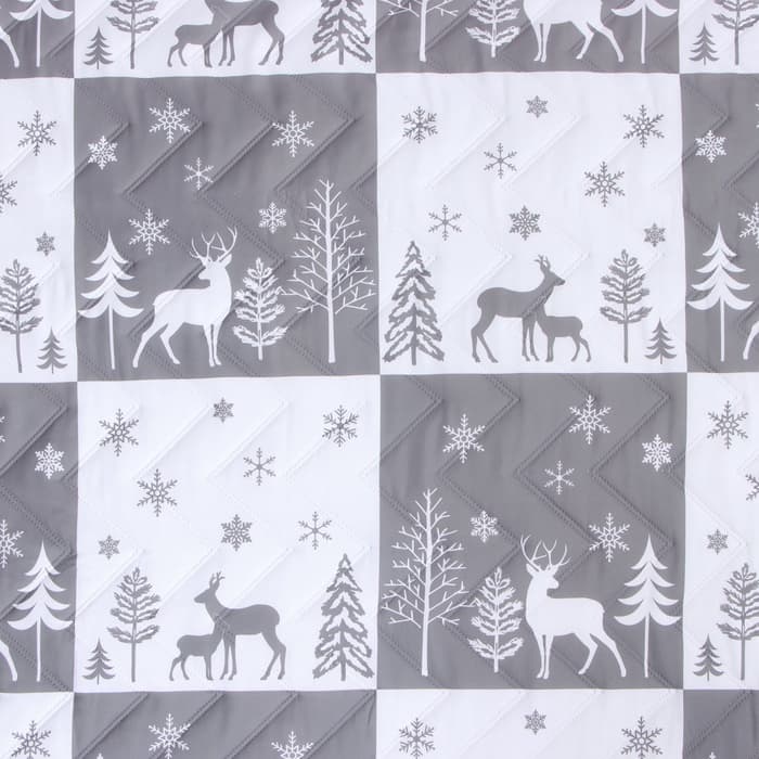 Покрывало евро макси LoveLife New year forest, 240×210±5 см, микрофайбер