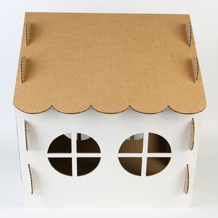 Домик с когтеточкой, 45×41×45.5 см