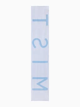 Шарф женский двусторонний MIST, голубой, размер 47×226 см
