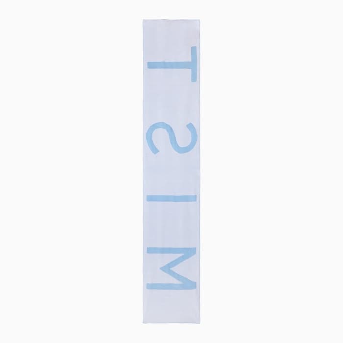 Шарф женский двусторонний MIST, голубой, размер 47×226 см