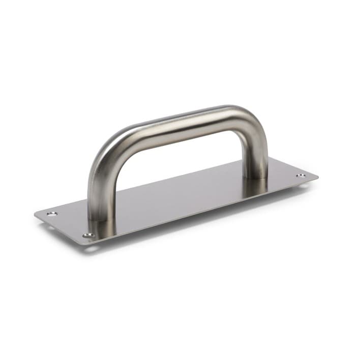 Ручка дверная, цвет нержавеющая сталь, 200×65 мм