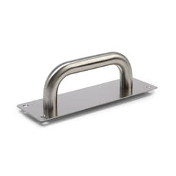 Ручка дверная, цвет нержавеющая сталь, 200×65 мм