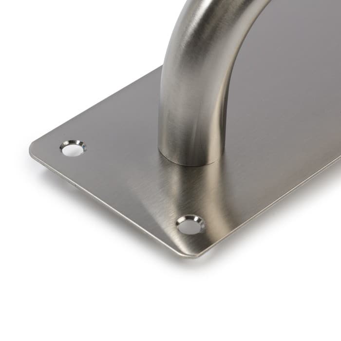 Ручка дверная, цвет нержавеющая сталь, 200×65 мм