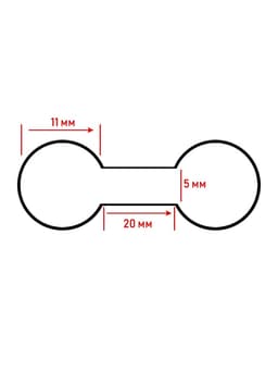 Ценники наклейки для украшений, 500 шт., 4.2×1.1×0.1 см, бежевый