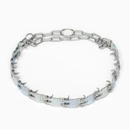 Строгий ошейник, 2.5 см, ОШ 50-65 см, пластинчатый, металл