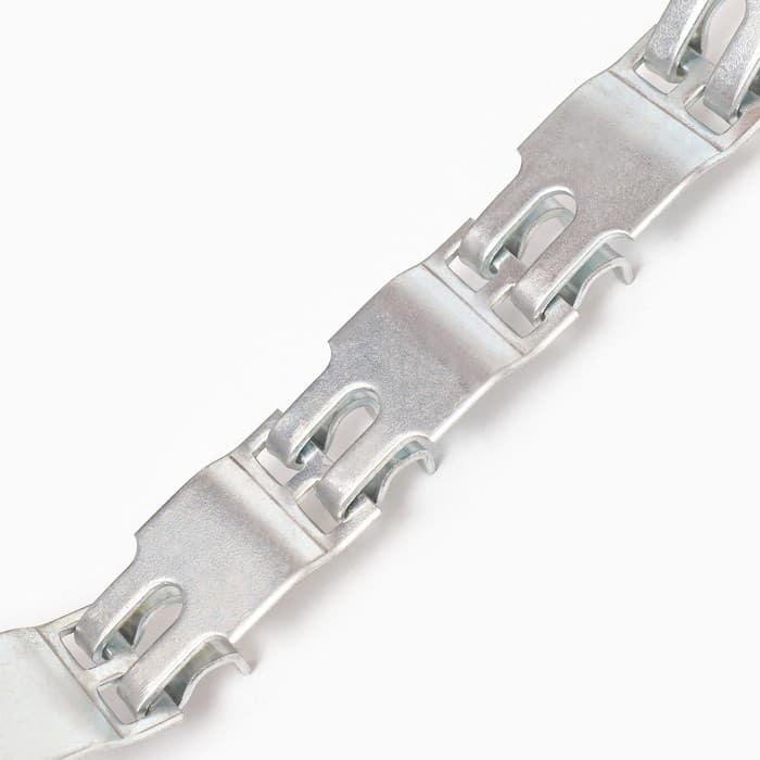 Строгий ошейник, 2.5 см, ОШ 50-65 см, пластинчатый, металл