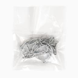 Строгий ошейник, 2.5 см, ОШ 50-65 см, пластинчатый, металл