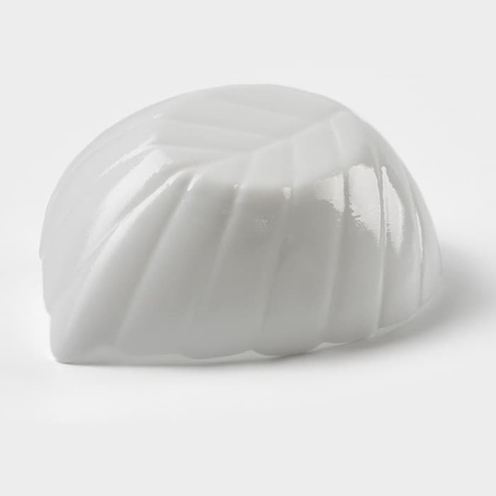 Салатник Avvir «Лист», 160 мл, 14×10×5 см, стеклокерамика, белый