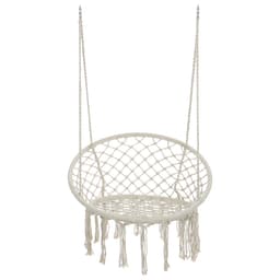 Гамак-кресло maclay, подвесное, плетёное, 60×80 см, бежевое