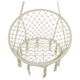 Гамак-кресло maclay, подвесное, плетёное, 60×80 см, бежевое