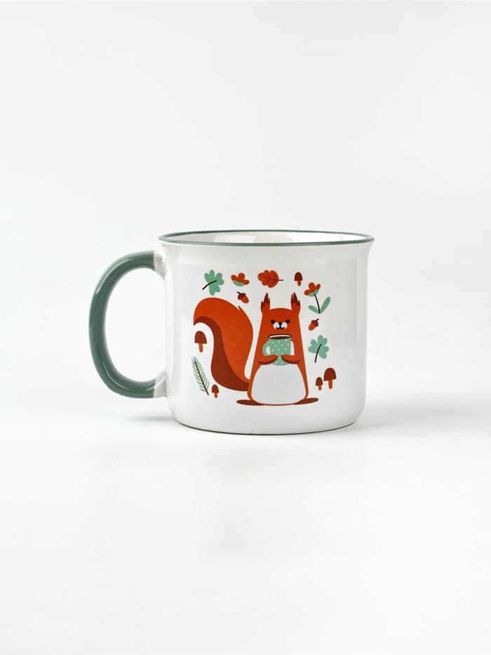 Кружка керамическая «Осень в лесу», 450 мл