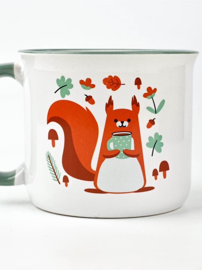 Кружка керамическая «Осень в лесу», 450 мл