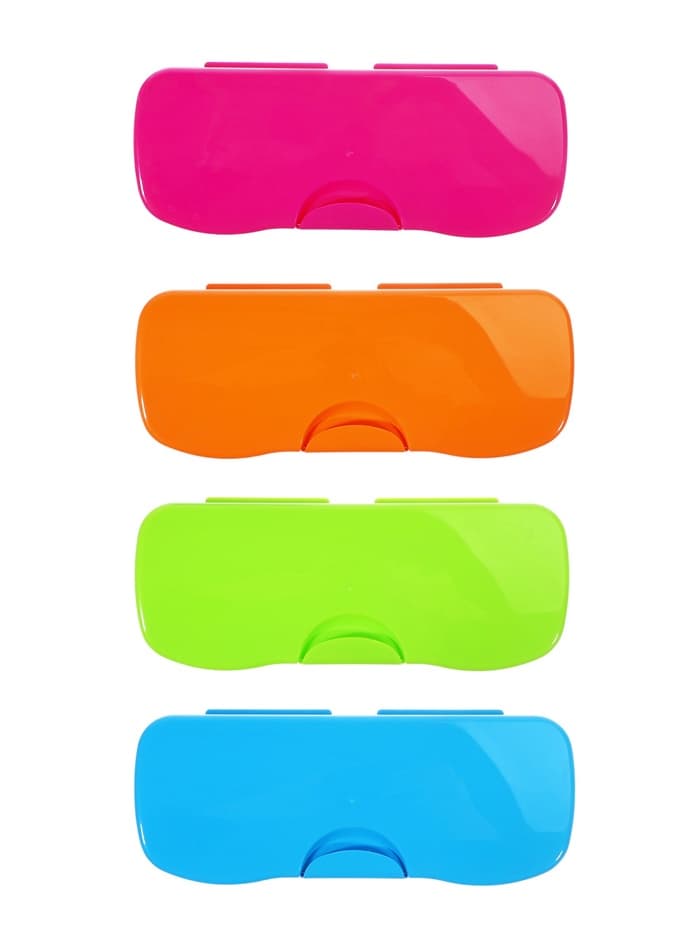 Пенал - футляр «Стамм. Intensive», 85×204×25 мм, пластиковый, МИКС