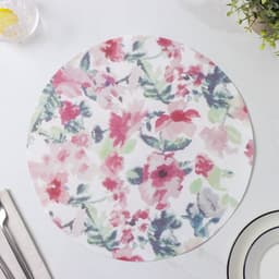 Салфетки сервировочные на стол Доляна «Акварель. Круг», 4 шт., d=38 см