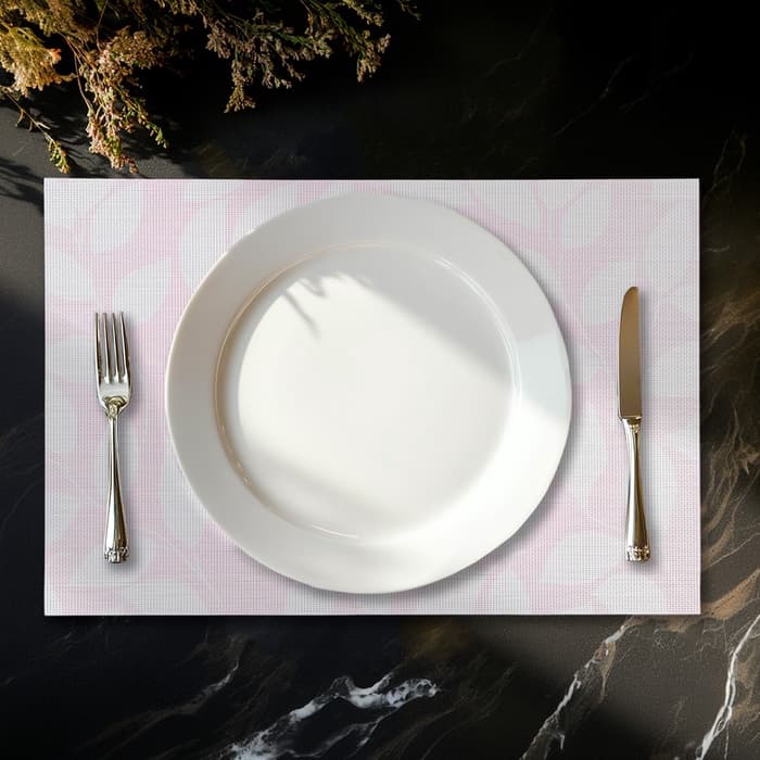 Салфетки сервировочные на стол Доляна «Розовое настроение», 4 шт., 45×30 см, розовые