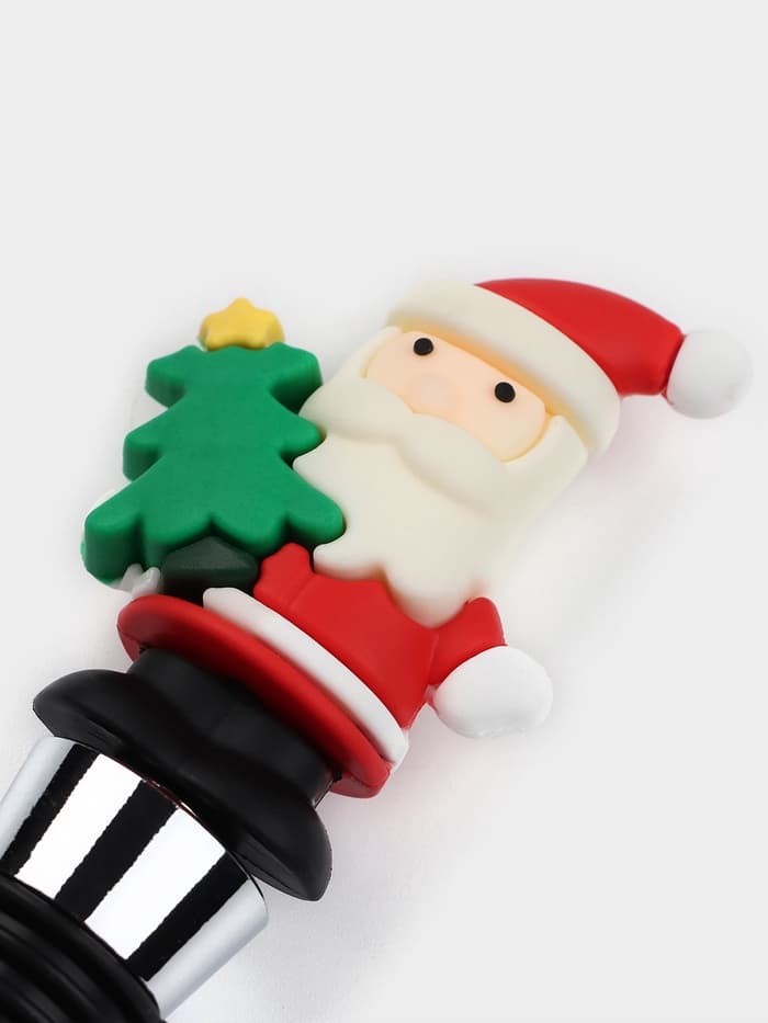 Пробка для бутылки новогодняя Доляна «Дед Мороз», 12 см