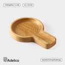 Подставка деревянная под ложку Adelica, 15×10×1.7 см, берёза