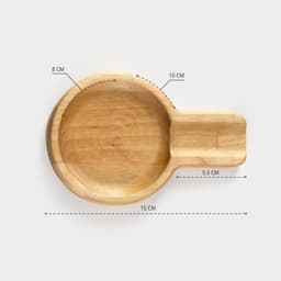 Подставка деревянная под ложку Adelica, 15×10×1.7 см, берёза